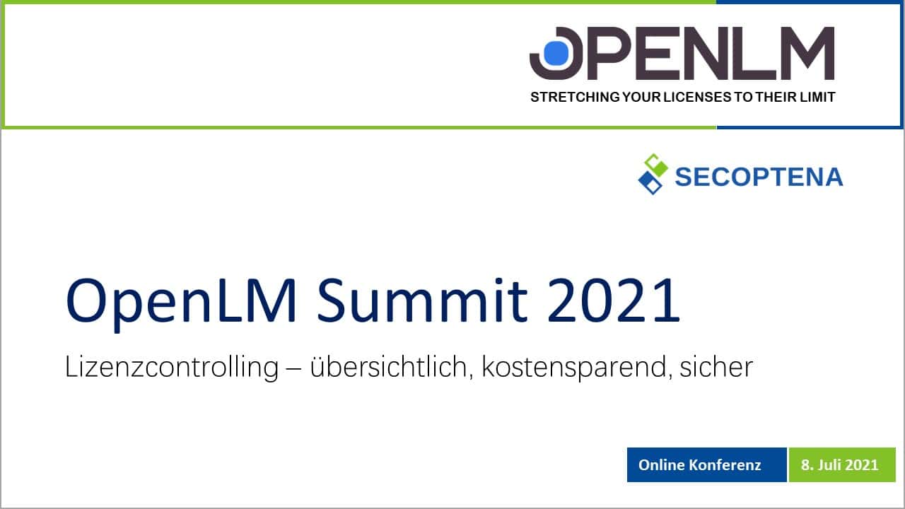 OpenLM Summit am 8. Juli 2021